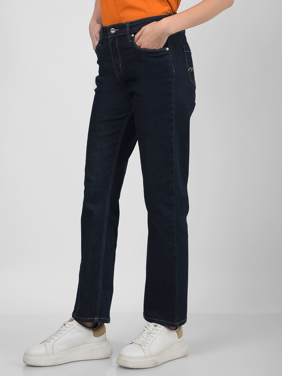 Numero Uno Women Solid Blue Jeans